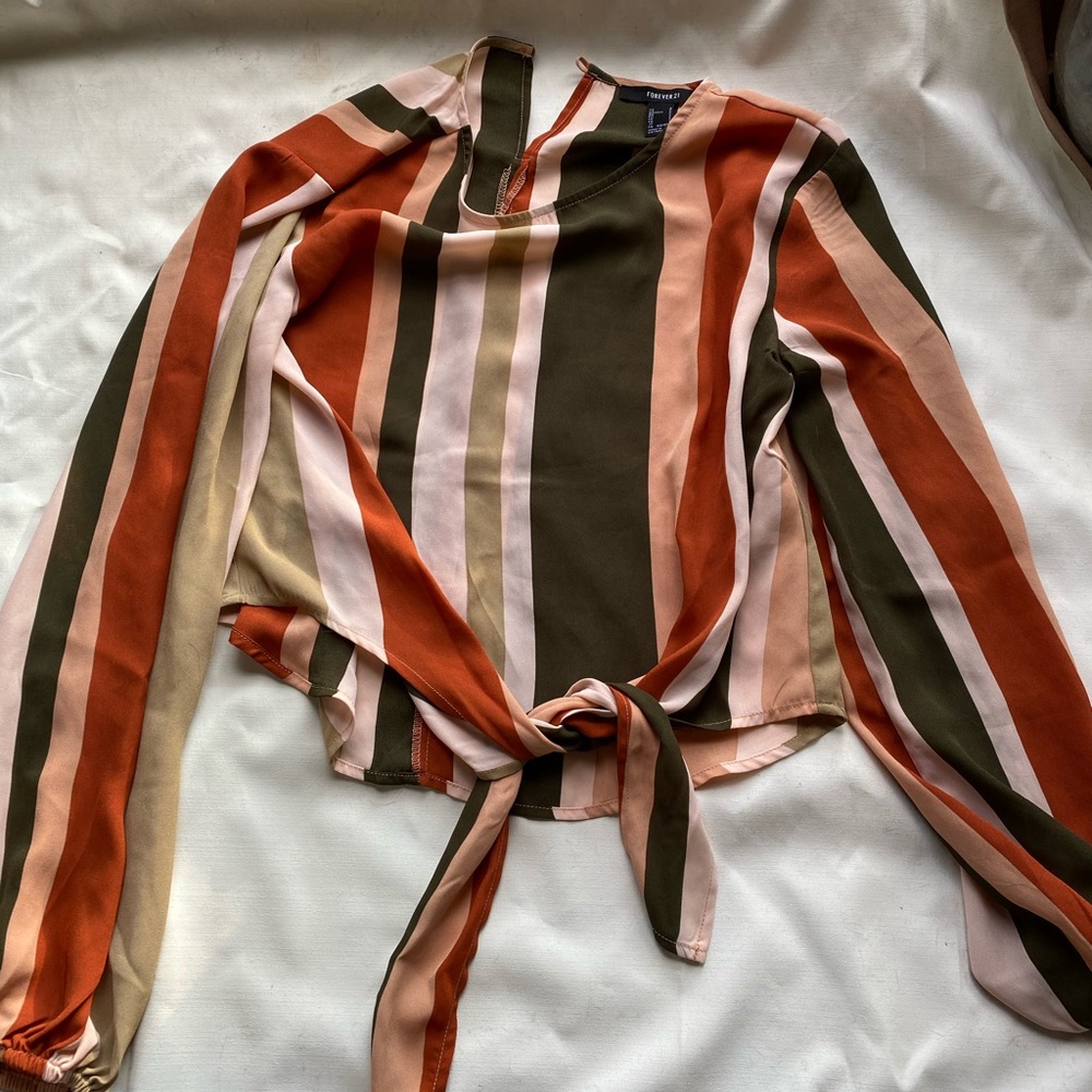 Forever 21 sheer blouse